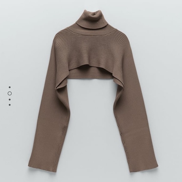 GORGEOUS ZARA NWT Arm Warmer Sweater - Picture 11 of 16